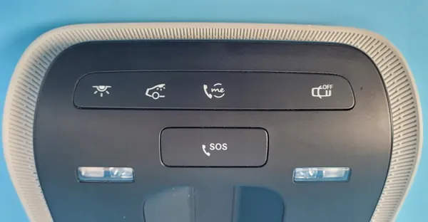 Plaque de plafond Mercedes W206 C200 22r OEM A0009000637 image 5