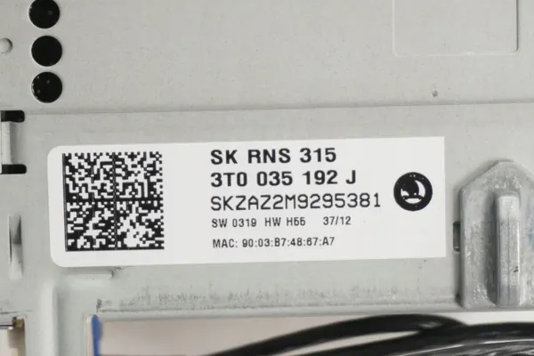 Radio Navigation OEM 3T0035192J pour Skoda Superb II image 10