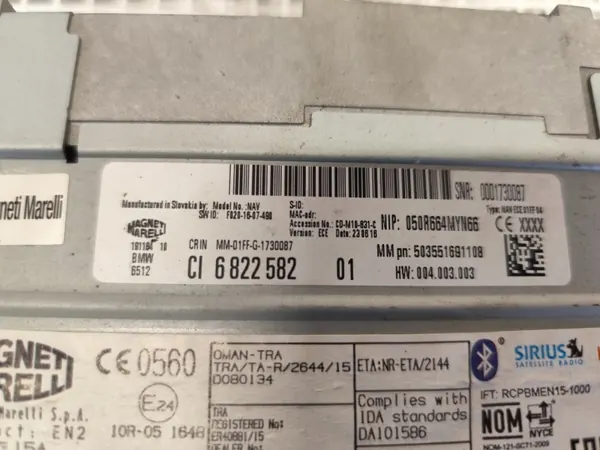 Radio Nav CD BMW F30 LCI OEM 6822582 image 7