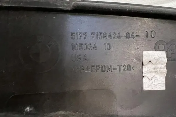 BMW X5 Rear Wheel Arch Trim 51777158426 image 3