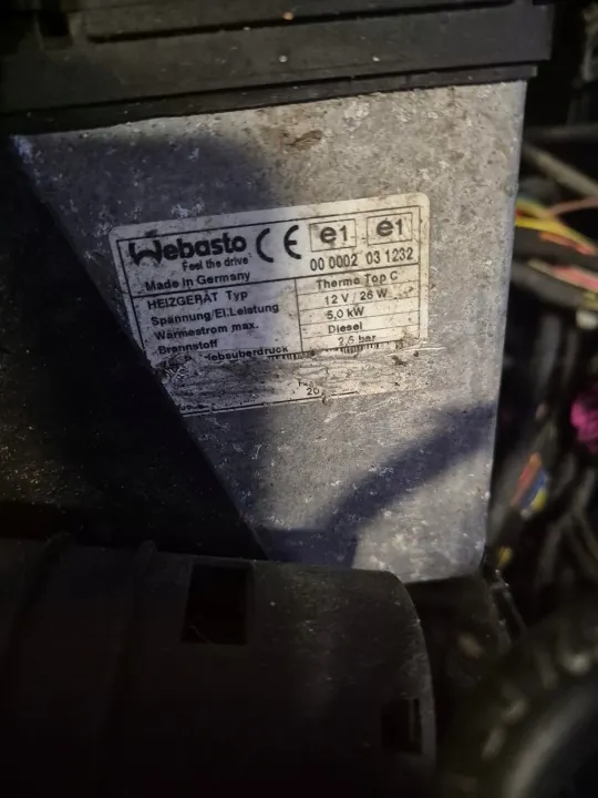 Webasto parkeerverwarming voor VW T5 LIFT OEM 7E0815071B image 3