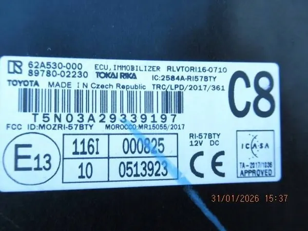 OEM 62A530000 Immobiliser-modul för Toyota Corolla image 4