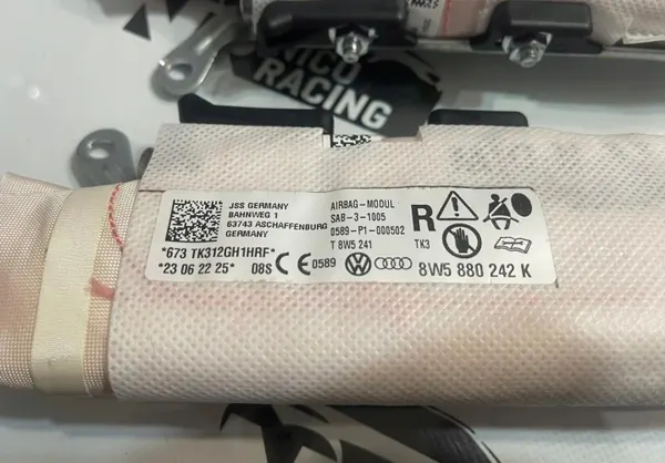 Airbag de assento Audi A4 A5 OEM 8W5880241K 8W5880242K image 3