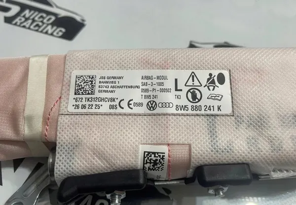 Airbag de assento Audi A4 A5 OEM 8W5880241K 8W5880242K image 4