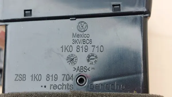 VW GOLF V JETTA Grelhas de Ventilação Esquerda Direita 1K0819743A image 6