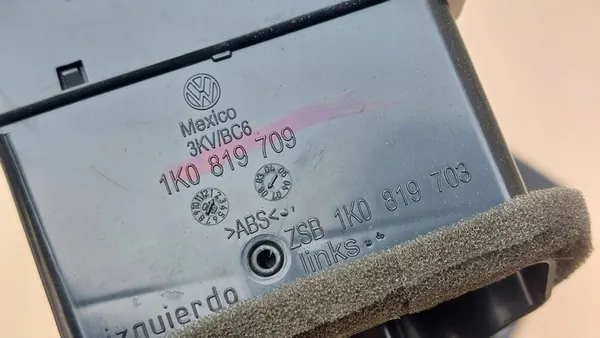 VW GOLF V JETTA Grelhas de Ventilação Esquerda Direita 1K0819743A image 7