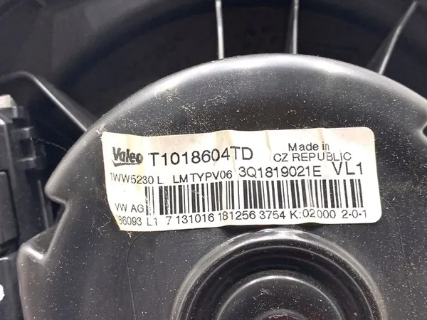 Ventilador de aquecimento VW PASSAT B8 3Q1819021E image 5