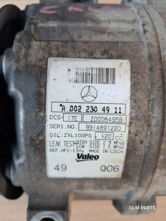 Compresor de aire acondicionado Mercedes-Benz A0022304911 image 5