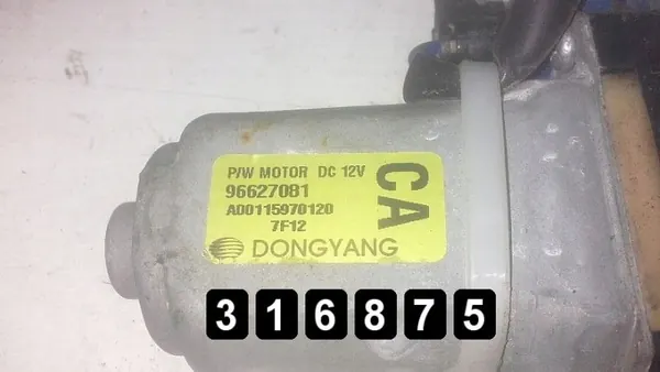 Régulateur de vitre OEM AM-316875 pour Chevrolet Captiva 2007 image 3