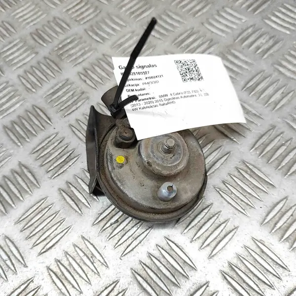 Buzina de tom baixo BMW 4 Cabrio OE 7245422 image 2