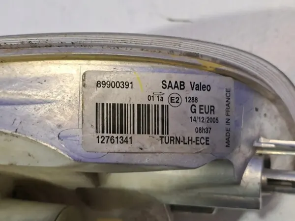 Lanterna de sinalização dianteira esquerda Saab 9-5 2.3L 12761341 image 6