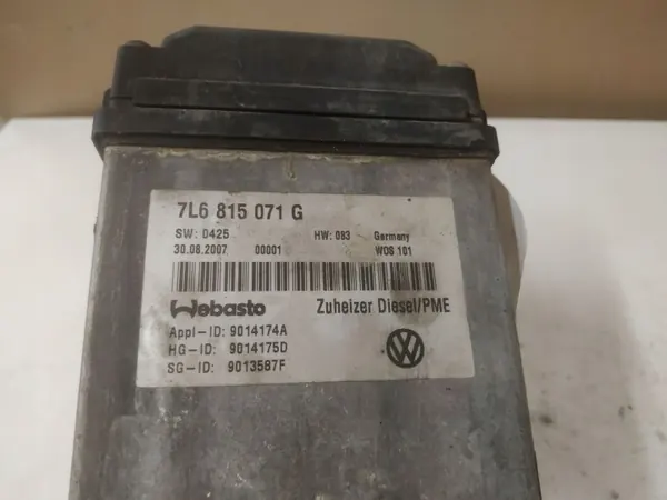 Webasto parkeringsvärmare OEM 67889C VW Touareg I image 3