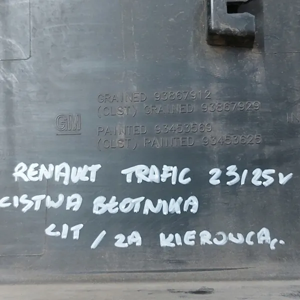 Parafango posteriore sinistro Renault Trafic IV OEM 93867912 image 5