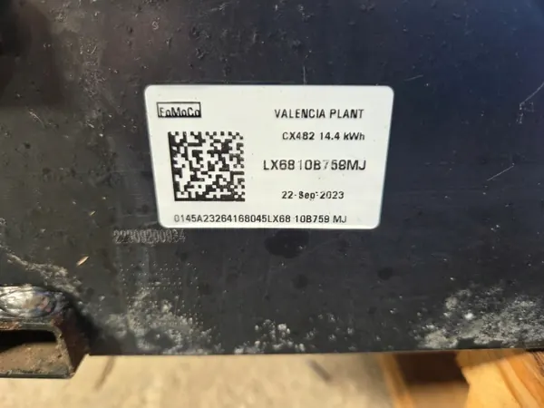 Ford OEM SVLX68-10B759-AA hybridbatteri, 14Ah begagnad image 5