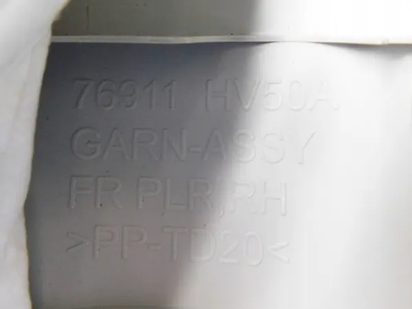OEM 76911-HV50A Rechter Voorpilaarstrip Nissan Qashqai image 5