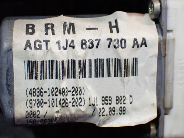 VW GOLF IV HB 5D 97-06 Elevador de Vidro Dianteiro Direito 1J4837462D image 8