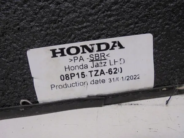 OEM 08P15-TZA-620 samettimatot-sarja Honda Jazzille image 6