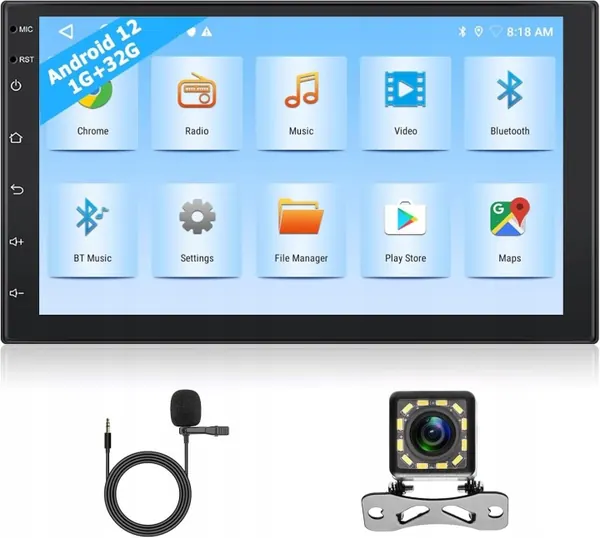 SH4AMPOD 2-DIN Radio mit Android Auto CarPlay 7" image 2