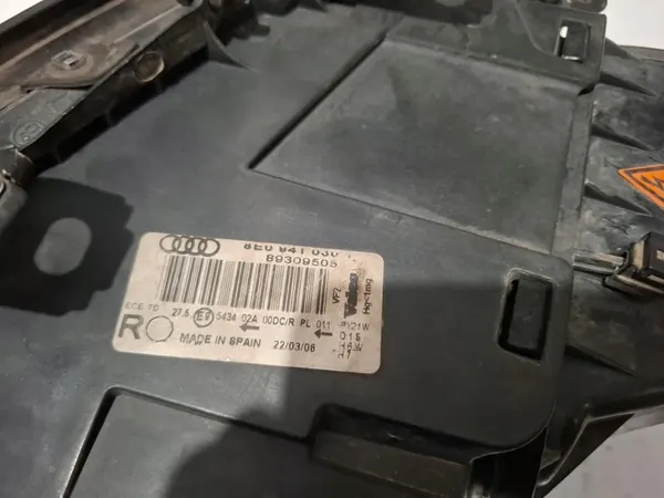 Audi A4 B6 Bixenon Xenon Faro Derecho 8E0941030T image 6