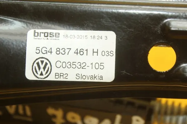 Elevador de vidro dianteiro esquerdo VW Golf VII image 9