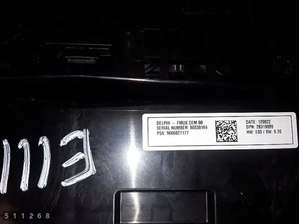 Citroen C4 AC-regelmodule OEM 9666027177 image 4