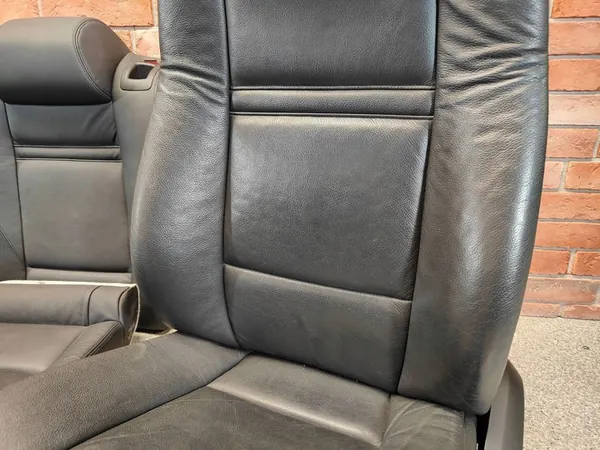 BMW X6 E71 Comfort Seats Black Leather Heated Set OEM 9146207 image 6