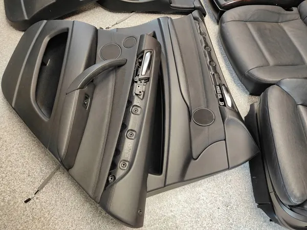 BMW X6 E71 Comfort Seats Black Leather Heated Set OEM 9146207 image 9