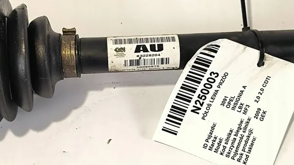 Arbre de transmission avant gauche Opel Insignia A 10090875 image 2