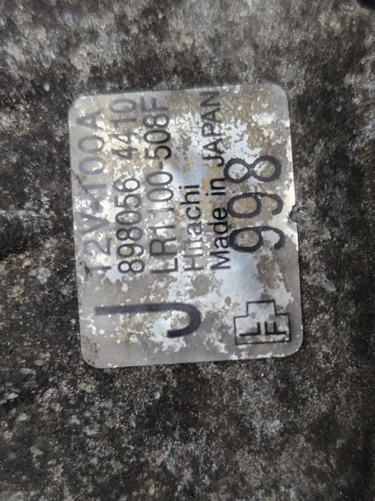 Alternador OPEL CORSA C ASTRA H MERIVA 1.7 CDTI image 7