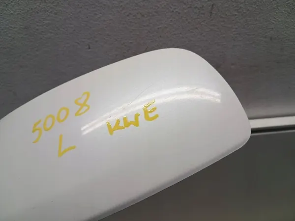 Peugeot 5008 3008 Couvercle de Miroir Gauche KWE - Perle Blanche GRZ21208 image 3