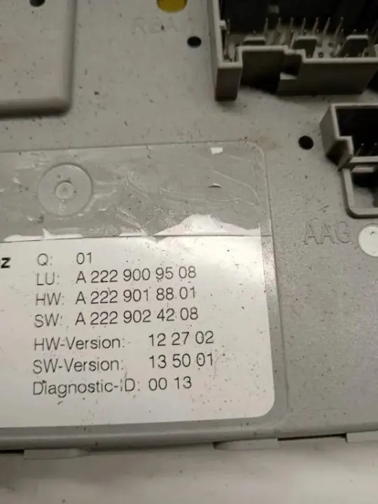 Module Confort Mercedes-Benz A2229009508 Occasion image 2