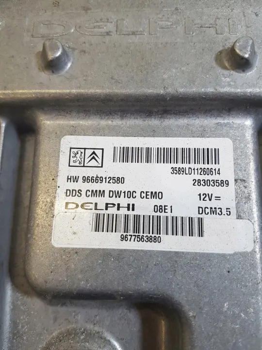Computadora Motor OEM 9666912580 para Peugeot 508 image 3