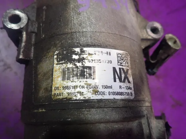 OPEL MERIVA A I 04-10 1.4 Compressore 9165714 image 8