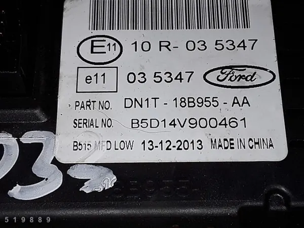 Écran d'affichage Ford B-Max OEM dn1t18b955aa image 4