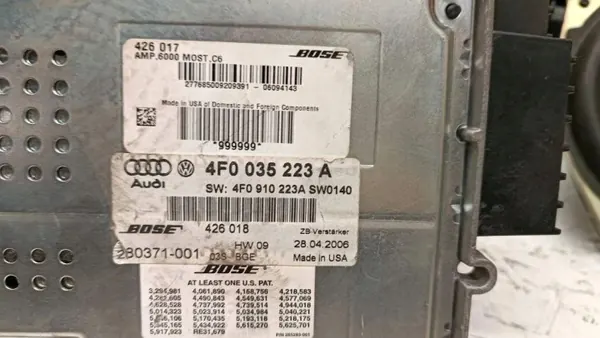 Audi OE Ljudsystem OEM 4F0035223A - Begagnad image 6