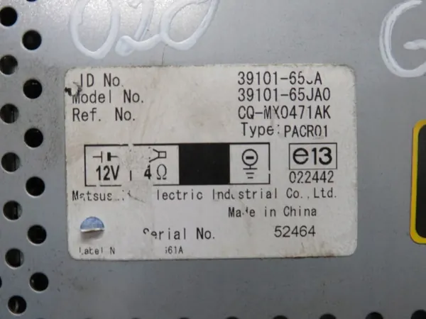 Radio d'origine Suzuki Grand Vitara II OEM 39101655A image 9