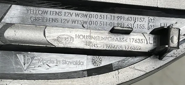 Indicador de para-lama esquerdo Porsche 911 99163115502 image 2