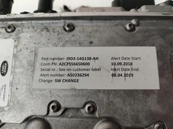 Jaguar I-PACE Converter OE J9D3-14G138-AH Gebruikt image 8