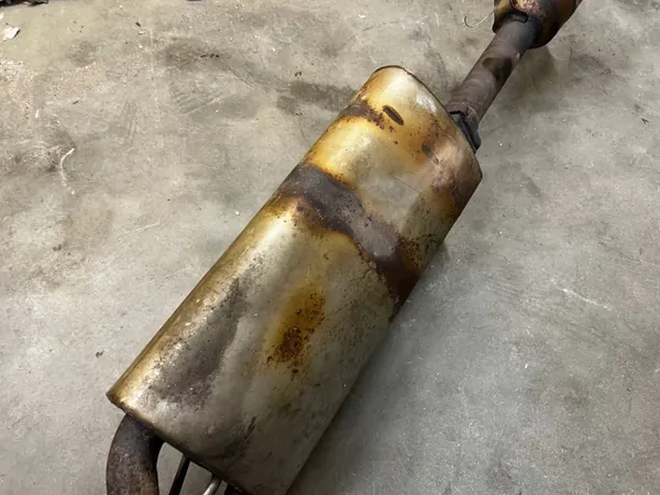Uitlaatpijp links OEM Mercedes G63 AMG W463 Lift image 10
