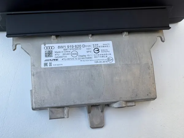 10,1" näyttöruutu OEM 8W1919620D Audi A4 B9:lle image 6