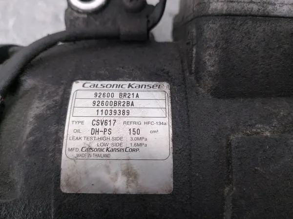 Compressore Aria Condizionata Nissan Qashqai +2 I 92600BR21A image 2