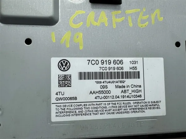 OEM 7C0919606 Radio Écran GPS pour MAN TGE VW Crafter image 6