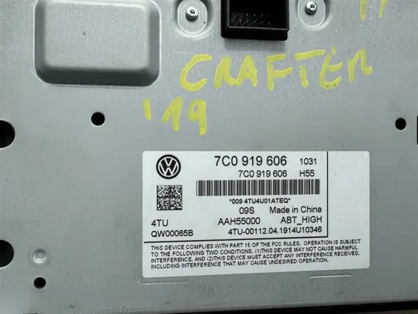 OEM 7C0919606 Radio Écran GPS pour MAN TGE VW Crafter image 8