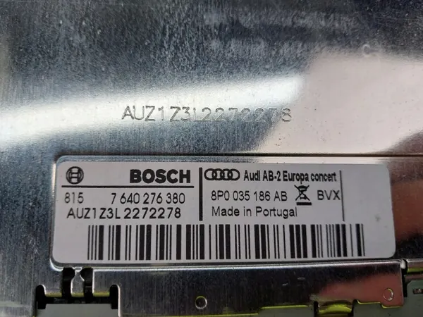 Radio CD OEM 8P0035186AB pour Audi A3 8P Lift image 5