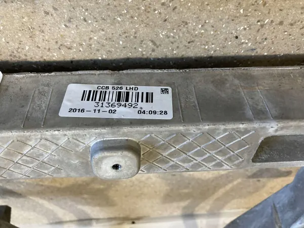 Refuerzo Salpicadero Volvo XC90 OEM 31369492 image 3