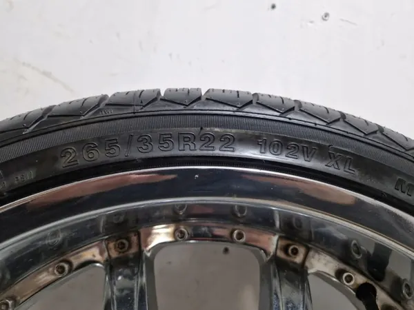 2x All-Season Banden ForceLand Kunimoto F28 265/35 R22 OEM JJJ4 image 6