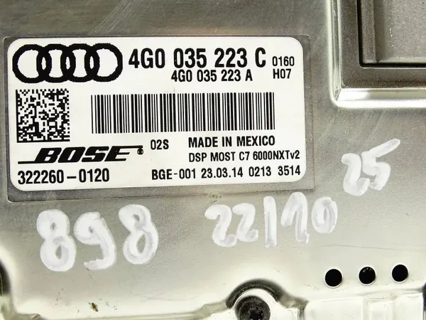 Pièce auto Audi OE 4G0035223C d'occasion image 5
