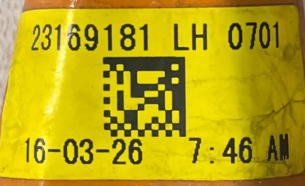 OEM 23169181 Vasen etulokasuoja Camaro VI image 3