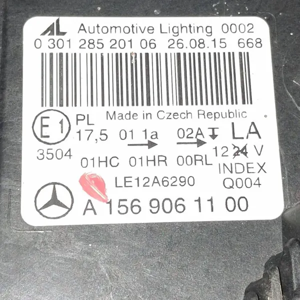 Linker Voorlicht H7 Mercedes GLA X156 A1569061100 image 10