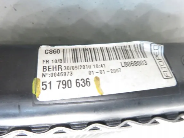 Radiador de agua Fiat Fiorino III 1.3 D 51790636 image 3